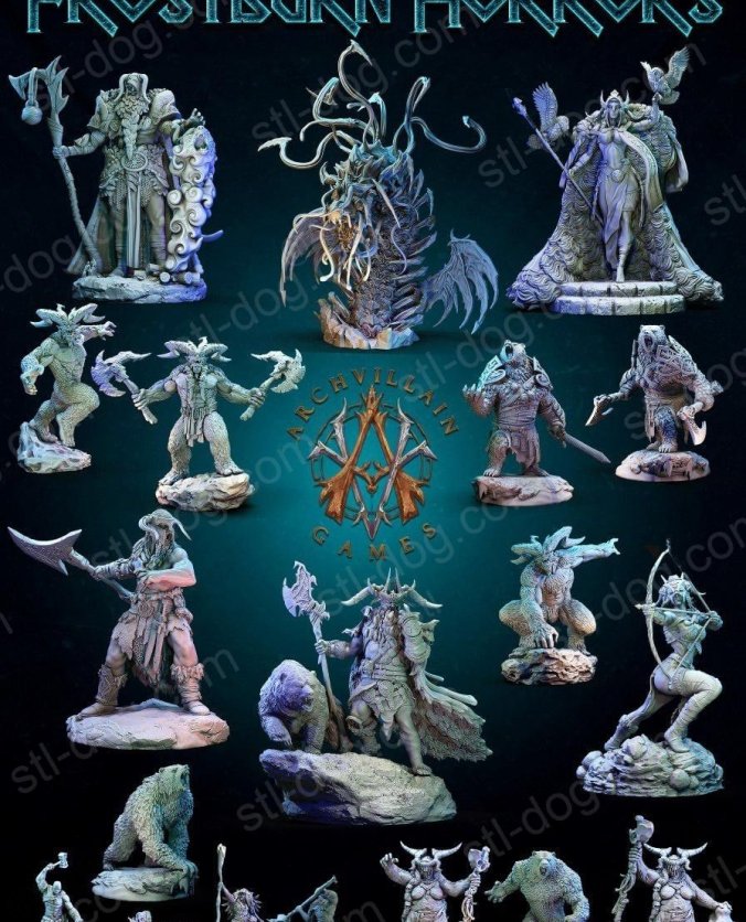 Frostburn Horrors：冰霜恐惧 3D打印图纸